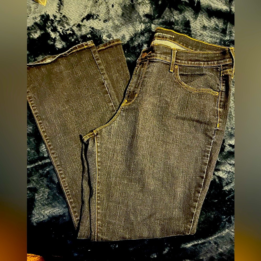 Old Navy Women's Dark Wash Curvy Jeans 16 Petite